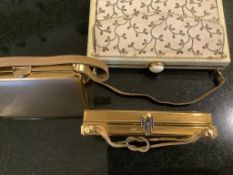 Three 1930's-40’s ladies evening Minaudières. One a metal handbag shape, another with decorative