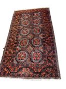 Two Bokhara red ground rugs, larger 180 x 100cm