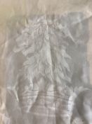 Hospitality memorabilia collectors: A rare Ritz-Carton Hotel damask cloth, early 20th century,