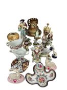 A quantity of 18th / 19th and early 20th century English and European ceramics to include a