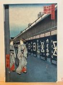 Utagawa Hiroshige (1797–1858)Ten woodblock prints from his series -One Hundred Famous Views of