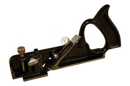 A Stanley No.39 Dado plane, cast iron body with depth stop, Japanned finish, fitted with a 3/4 inch
