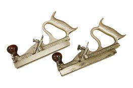 Two Stanley Tongue and Groove planes; a No.48 (5/16 inch cutter) and a No.49 (3/16 inch cutter), bot