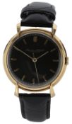 A gentleman's 18ct gold International Watch Company manual wind wrist watch