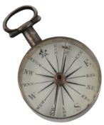 An early Victorian silver cased compass, by James & George Simms