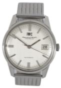A gentleman's 1960's/1970's stainless steel International Watch Company automatic wrist watch