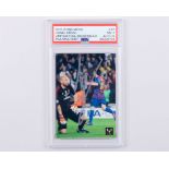 Lionel Messi autographed Icons No.37 Official Messi Card Collection PSA graded trading card