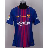 Lionel Messi match-issued No.10 Barcelona v. Real Betis short-sleeved shirt, 2016-17 season