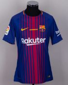 Lionel Messi match-issued No.10 Barcelona v. Real Betis short-sleeved shirt, 2016-17 season
