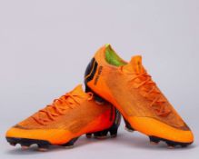 Nelson Semedo orange Nike Mercurial worn football boots, 2018