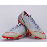 Nelson Semedo grey and red Nike Vapor360 match worn football boots, August 2018