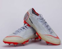 Nelson Semedo grey and red Nike Vapor360 match worn football boots, August 2018
