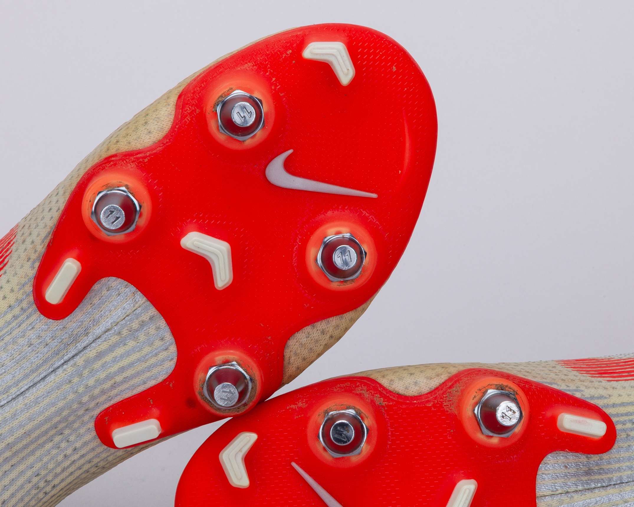 Nelson Semedo grey and red Nike Vapor360 match worn football boots, August 2018 - Image 6 of 7