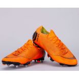 Nelson Semedo orange Nike Mercurial match worn football boots, April-May 2018