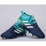 Miralem Pjanic blue Adidas V 17.1 football boots, 2017