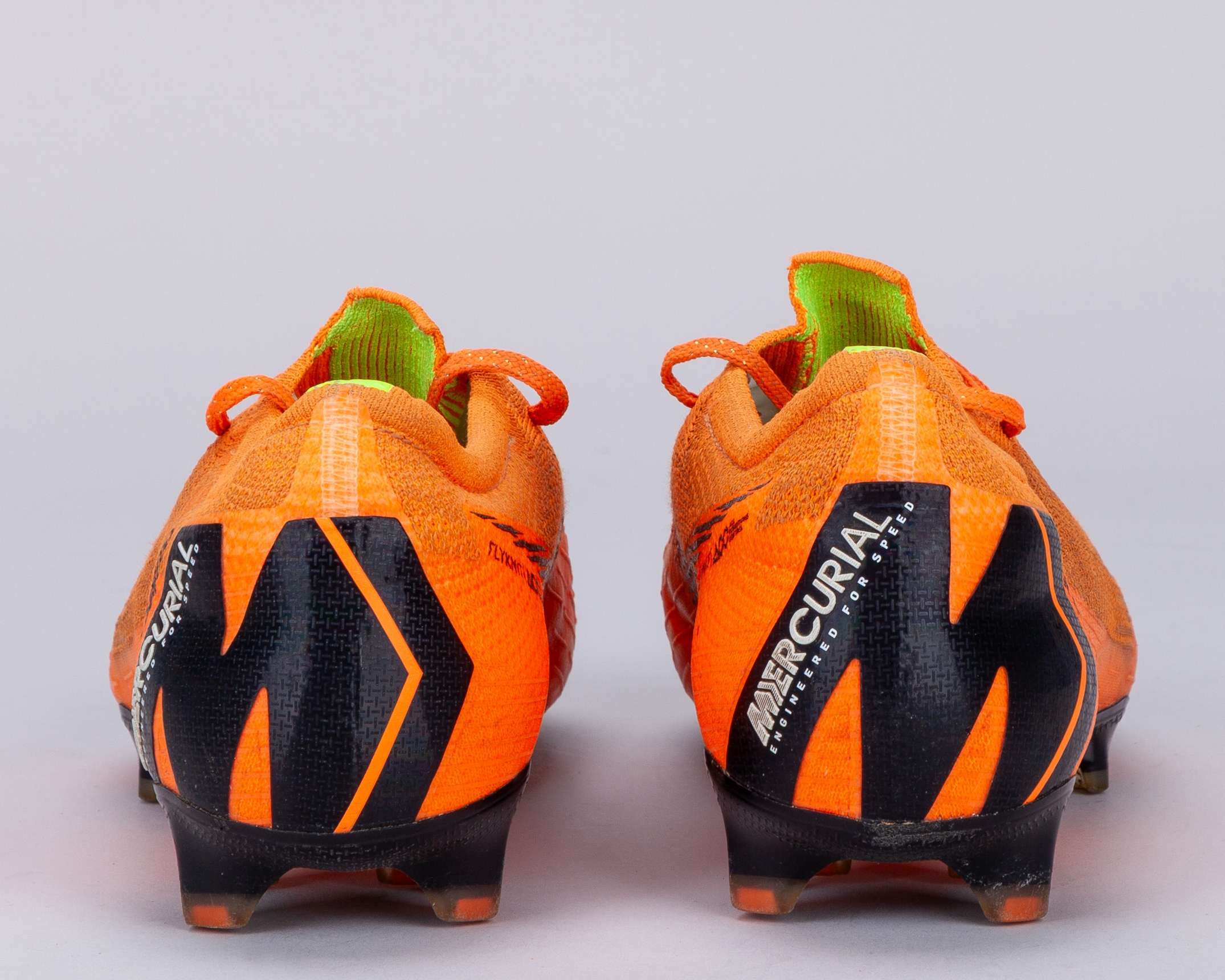 Nelson Semedo orange Nike Mercurial worn football boots, 2018 - Image 3 of 6