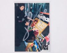 Lionel Messi autographed Icons No.66 Official Messi Card Collection trading card