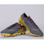 Kevin Prince Boateng grey and yellow Nike Mercurial football boots, 2018-19