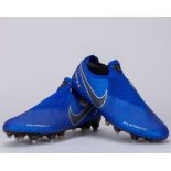 Samuel Umtiti blue Nike Phantom Barcelona v. Atletico Madrid match worn football boots, 2018
