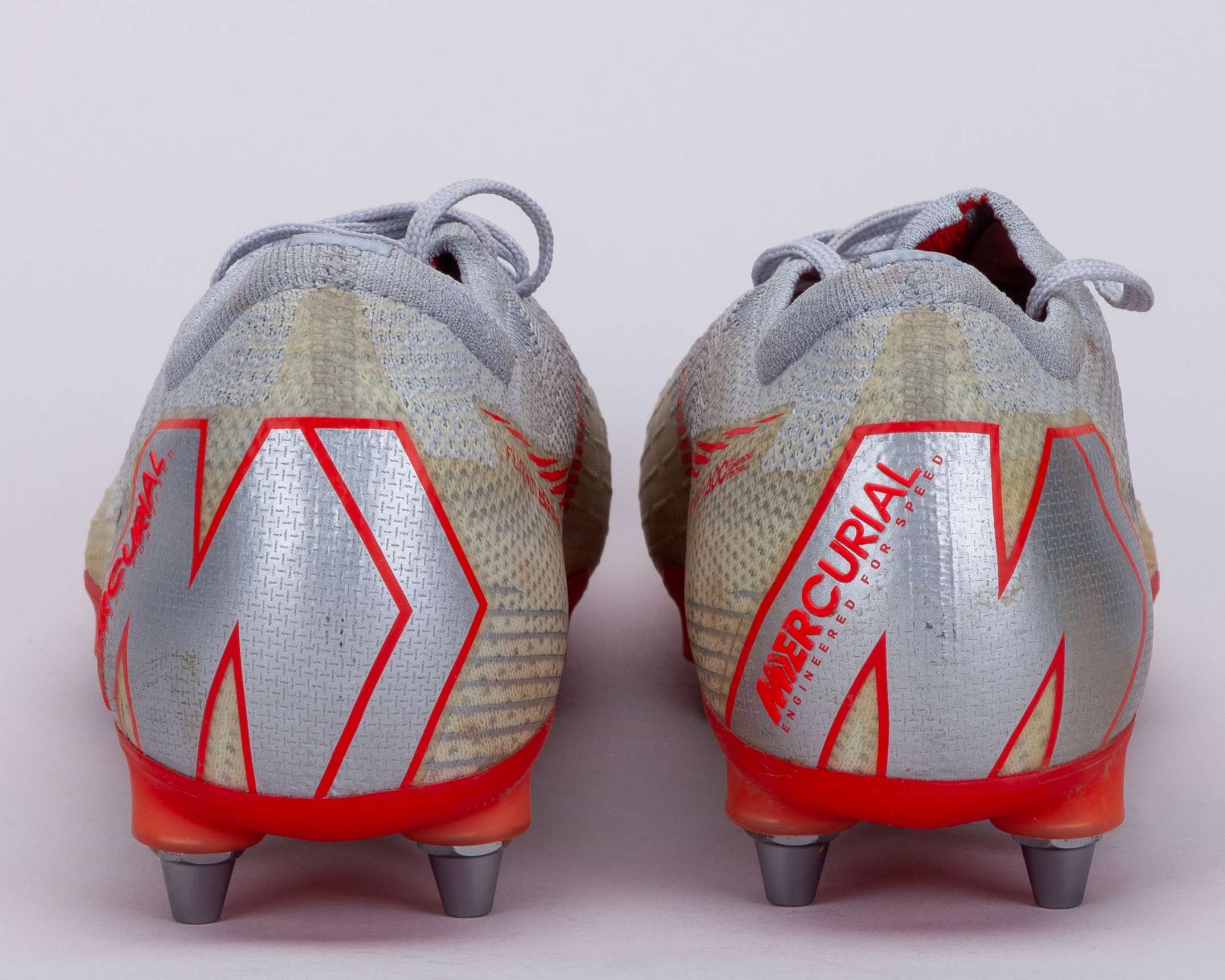 Nelson Semedo grey and red Nike Vapor360 match worn football boots, August 2018 - Image 3 of 7