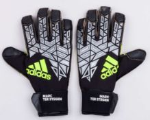 Marc-Andre Ter Stegen black Adidas goalkeeper gloves, Euros 2016