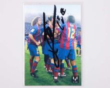 Lionel Messi autographed Icons No.2 Official Messi Card Collection trading card