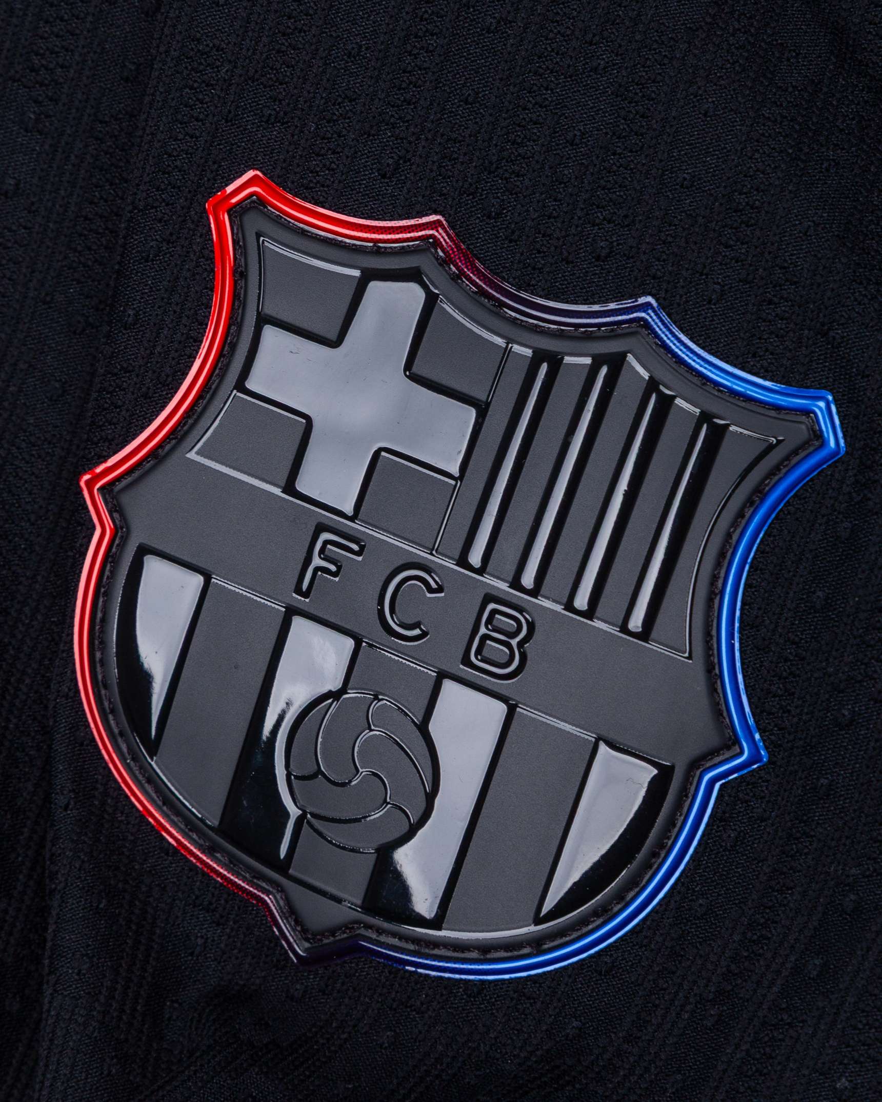 Lamine Yamal black, red and blue issued No.19 Barcelona short-sleeved shirt, 2024-25 away - Image 3 of 5