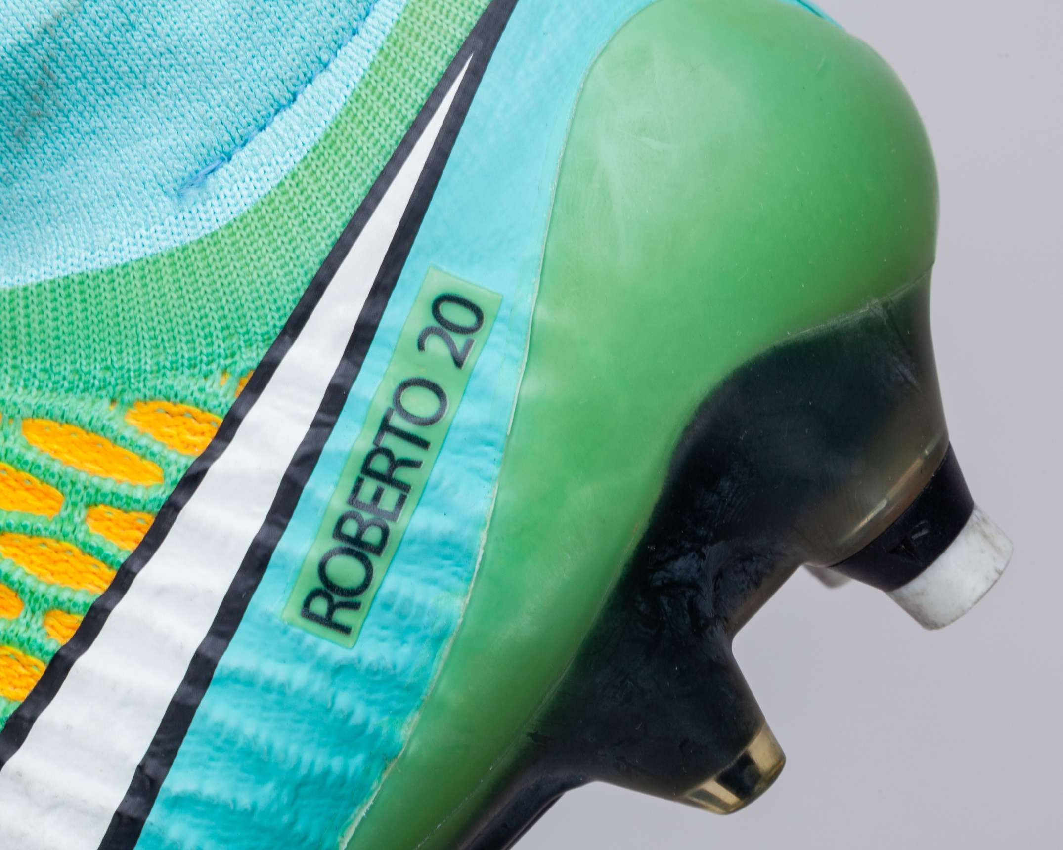 Sergi Roberto blue and orange Nike Magista match worn football boots, September 2014 - Image 5 of 6