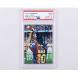 Lionel Messi autographed Icons R62 Official Messi Card Collection PSA graded trading card