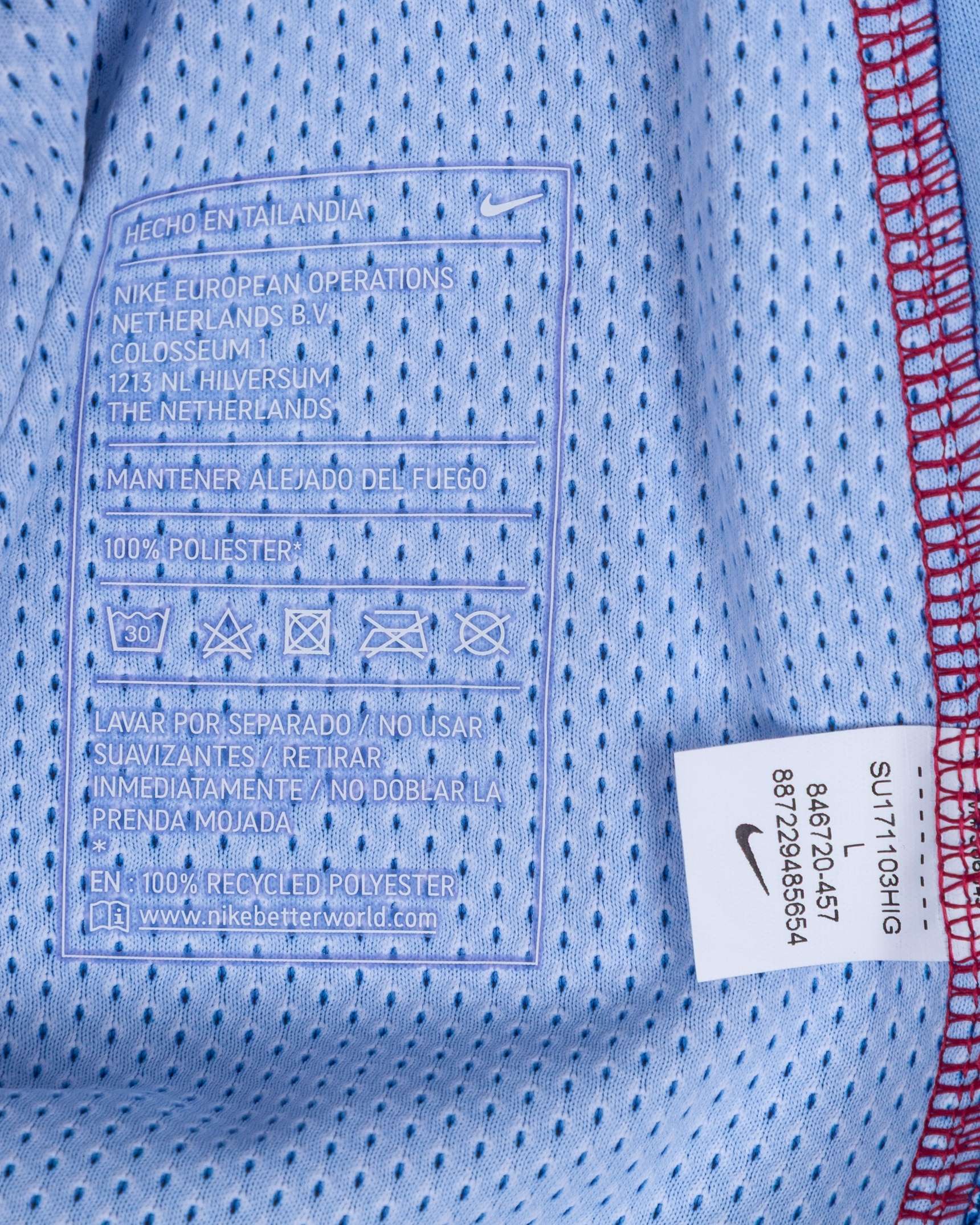 Lionel Messi match-issued No.10 Barcelona v. Real Betis short-sleeved shirt, 2016-17 season - Image 6 of 6