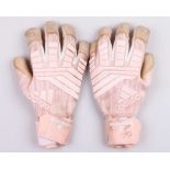 Marc-Andre Ter Stegen pink Adidas match used goalkeeper gloves, October 2018