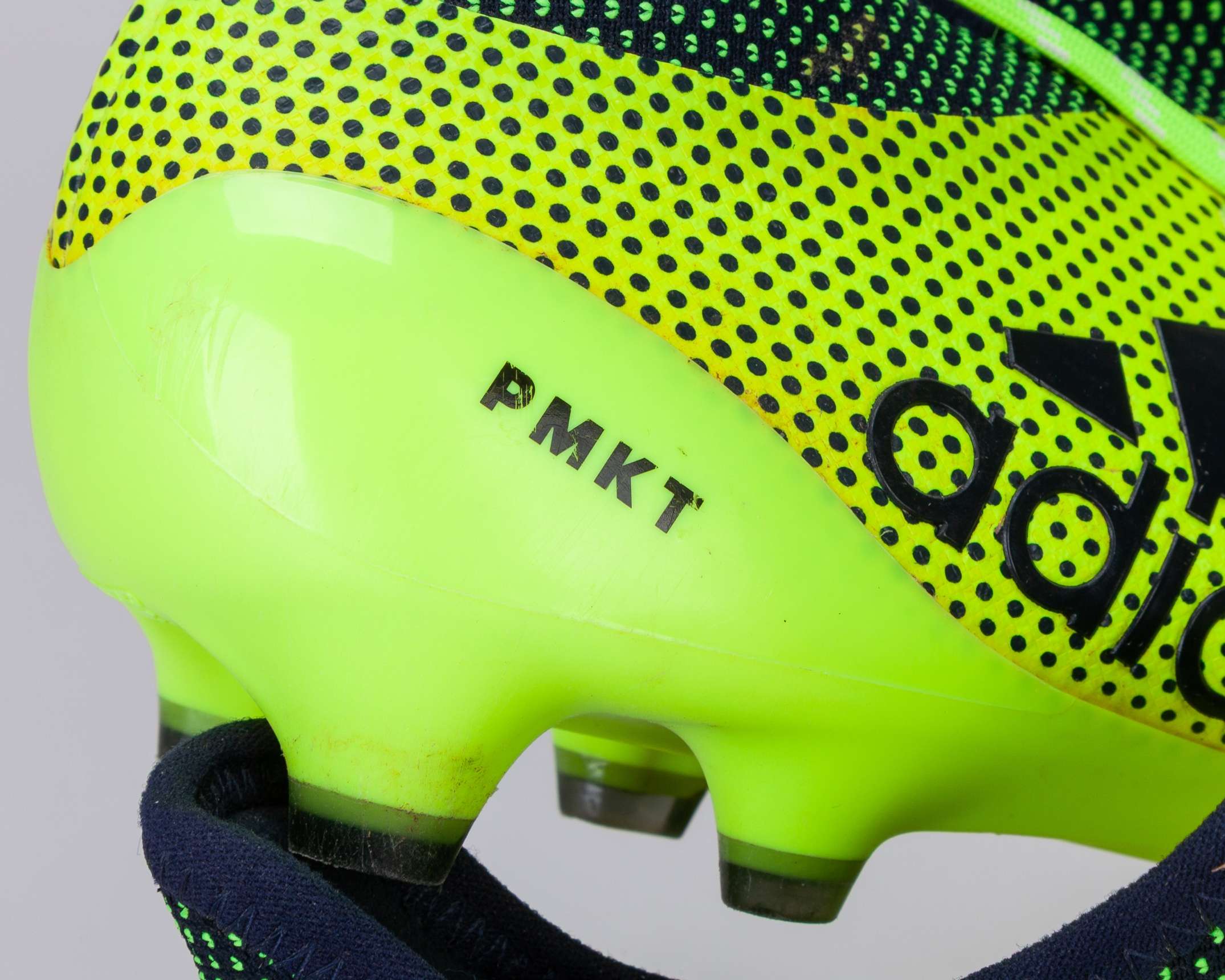 Lucas Digne yellow Adidas X 17.1 worn football boots, August 2017 - Image 5 of 6