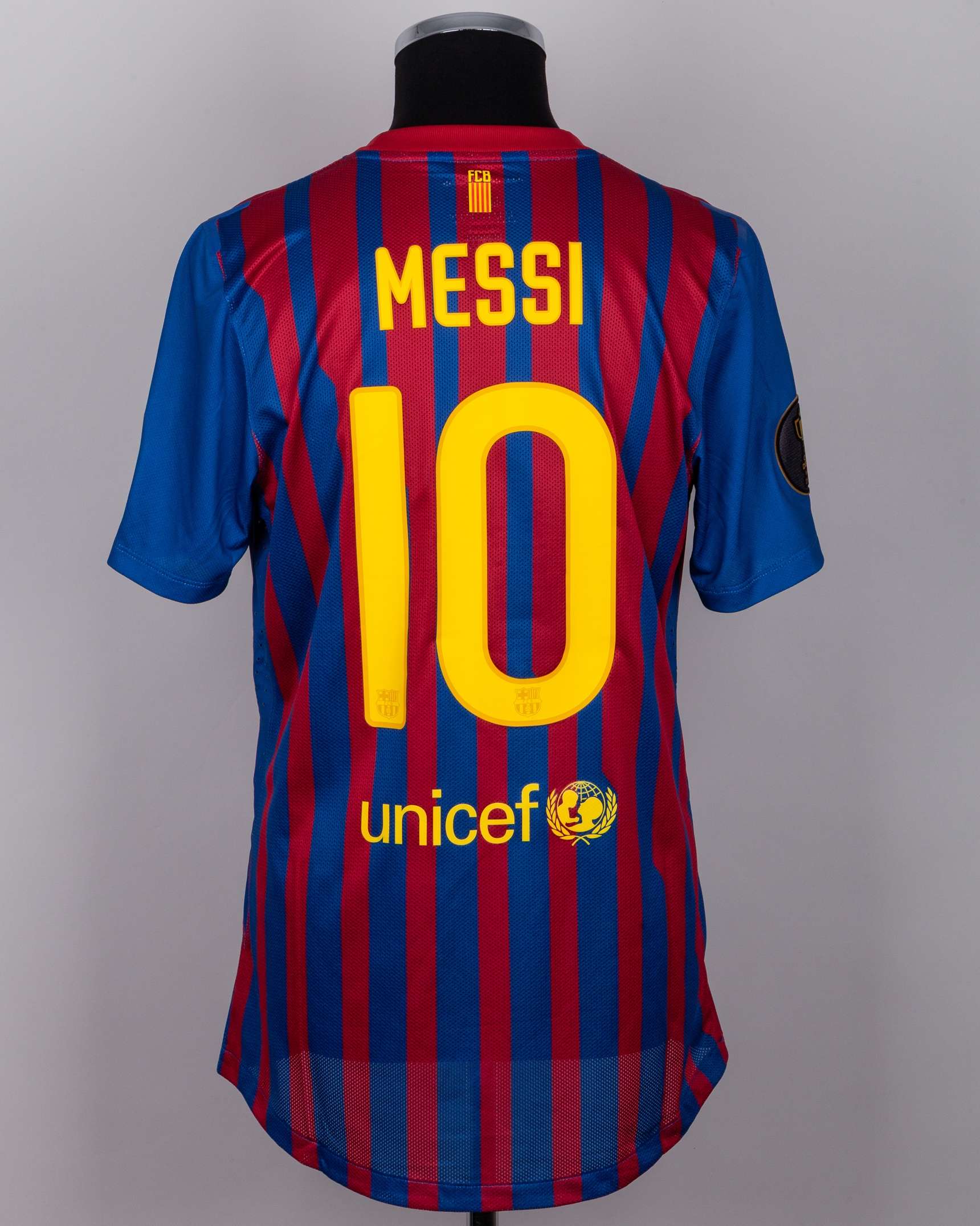 Lionel Messi match-issued No.10 Barcelona v. Athletic Club Copa Del Rey Final shirt, 2011-12 - Image 2 of 8