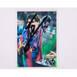 Lionel Messi autographed Icons No.30 Official Messi Card Collection trading card