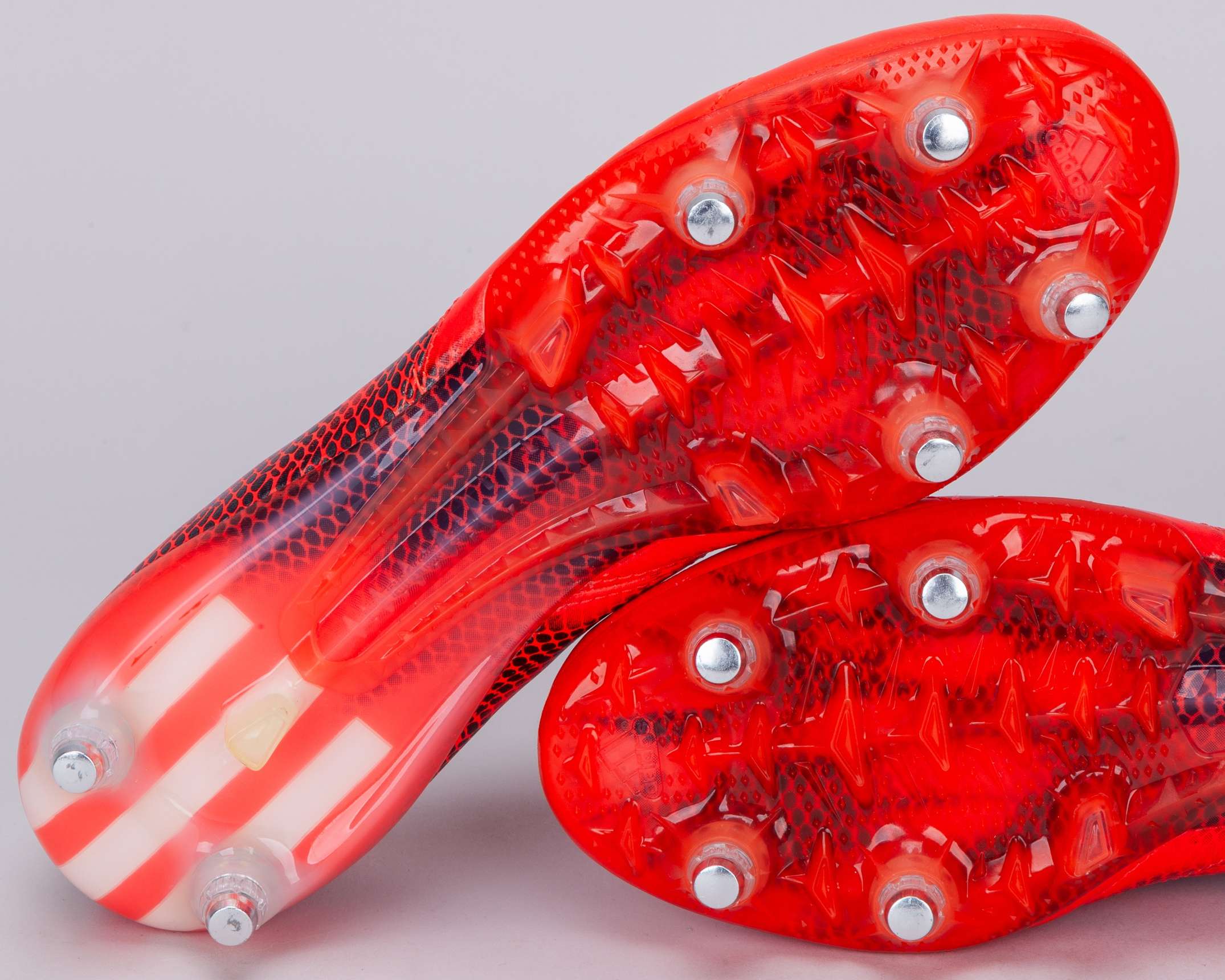 Jordi Alba red Adidas F50 Champions League issued football boots, 2014-15 - Image 4 of 7