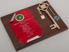 Pelé Key to the City of Bayamon, Puerto Rico