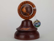 Pelé wood globe tribute trophy