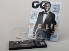 Pelé GQ magazine 2013 Men of the Year trophy