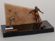 Pelé 1964 Santos FC Championship trophy