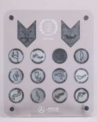 Mercedes-AMG Petronas Motorsport 2017 Constructors Championship Medal Display