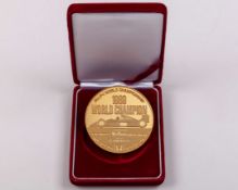 Alain Prost Yellow-Metal 1989 McLaren Team Championship Medal