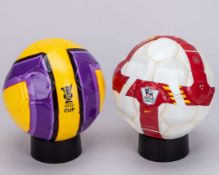 White and red Nike Total 90 0MNI Premier League match ball, 2008-09