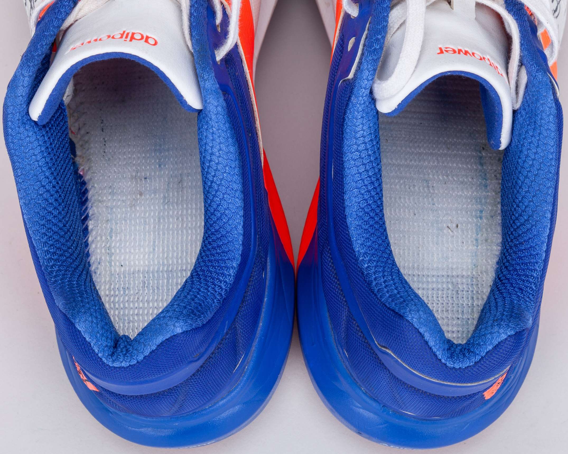 James Anderson Adidas Adipower Lancashire County Cricket match worn autographed spikes - Image 6 of 10