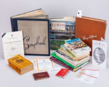 Bob Berry - a collection of cricket memorabilia including mounted cricket ball&nbsp;