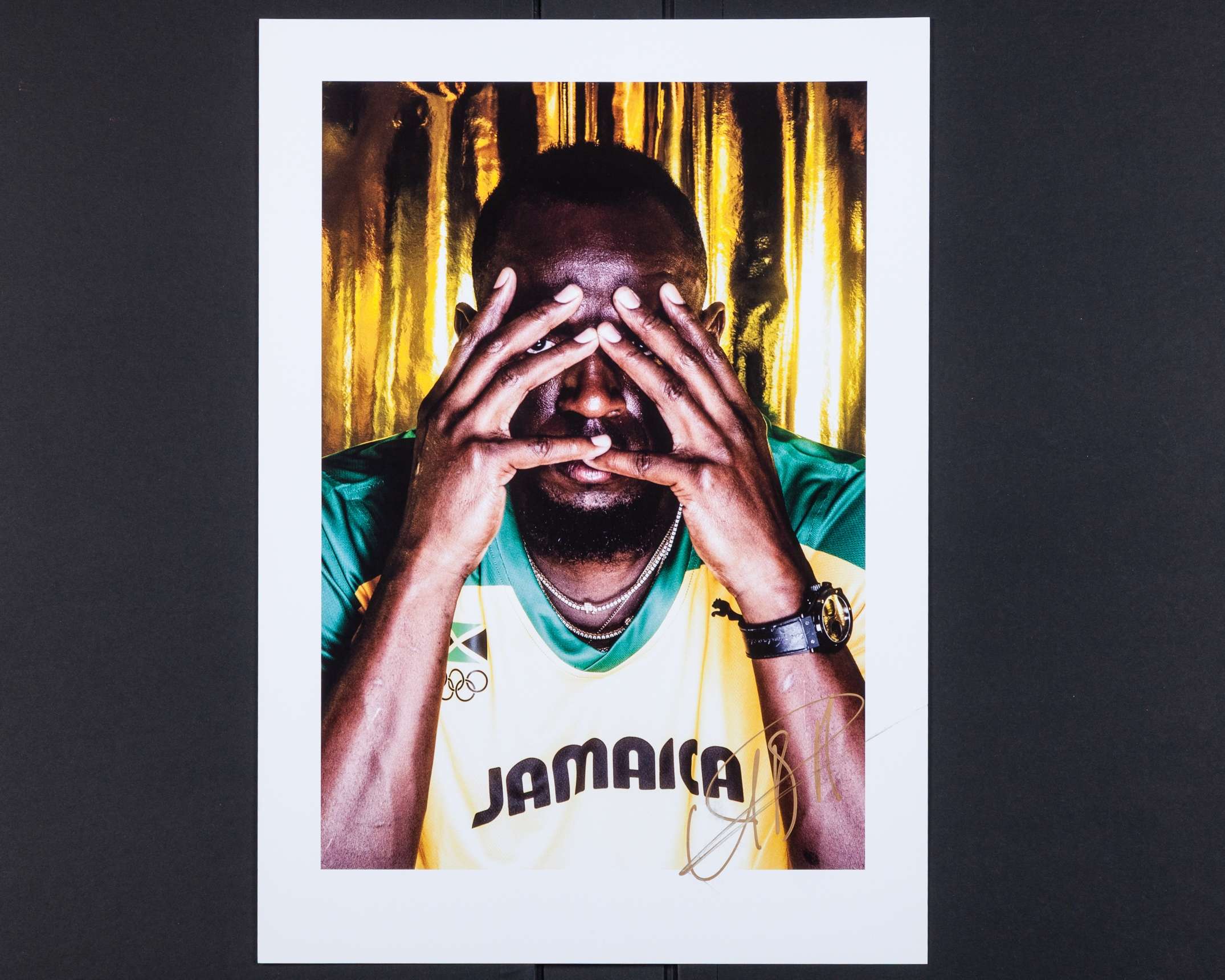 Usain Bolt an extremely rare limited edition Usain Bolt Olympic Gold Edition Opus - Image 8 of 11