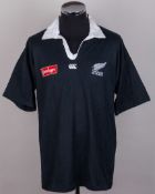 Black and white No.12 New Zealand short-sleeved shirt, 1997