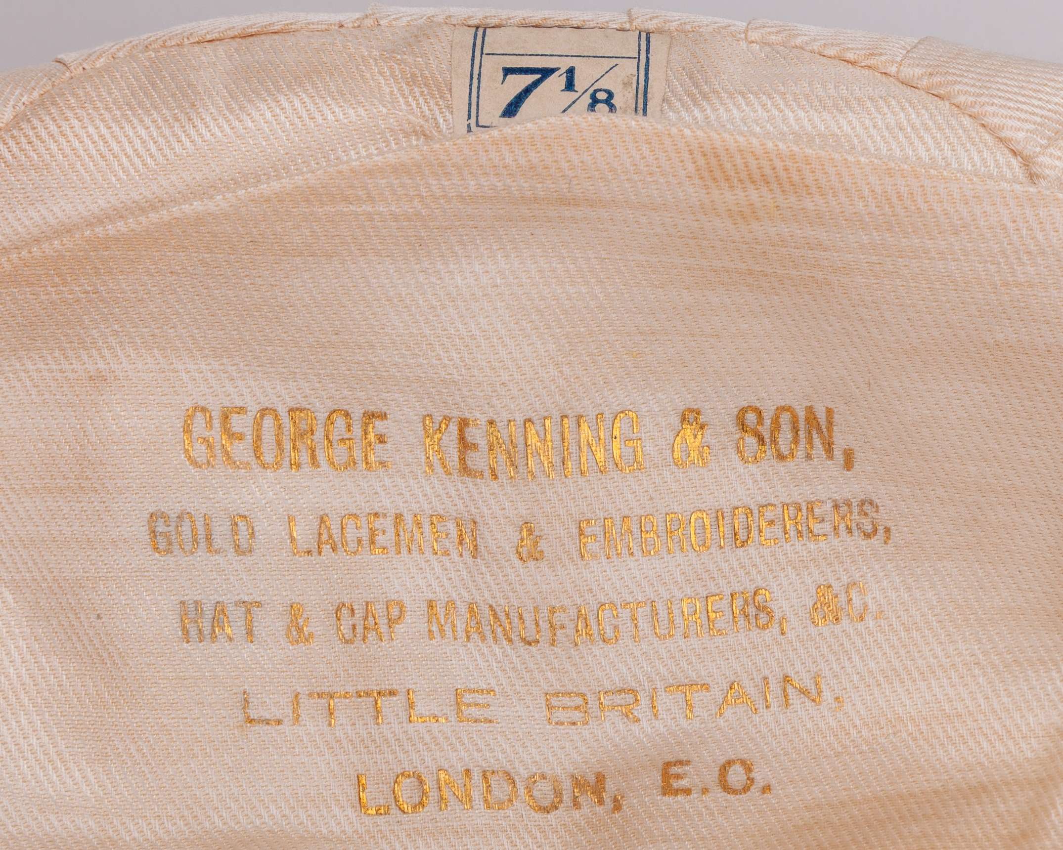 Edward Clough a&nbsp;London 1908 Olympic Games white Great Britain cap - Image 5 of 6