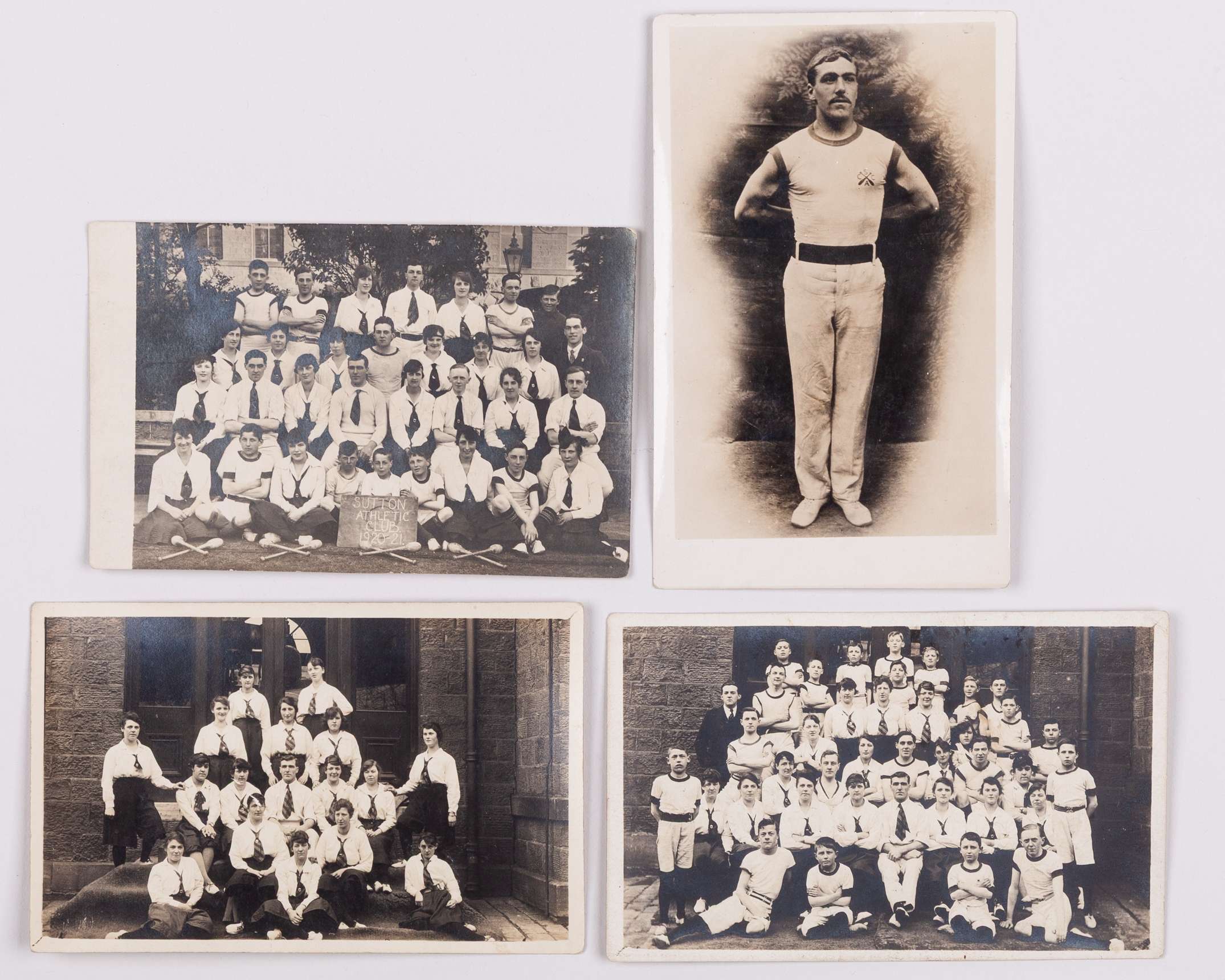 Edward Clough a&nbsp;London 1908 Olympic Games white Great Britain cap - Image 6 of 6