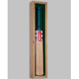 The Lords Taverners 50th Anniversary 1950-2000 England Captains autographed limited bat