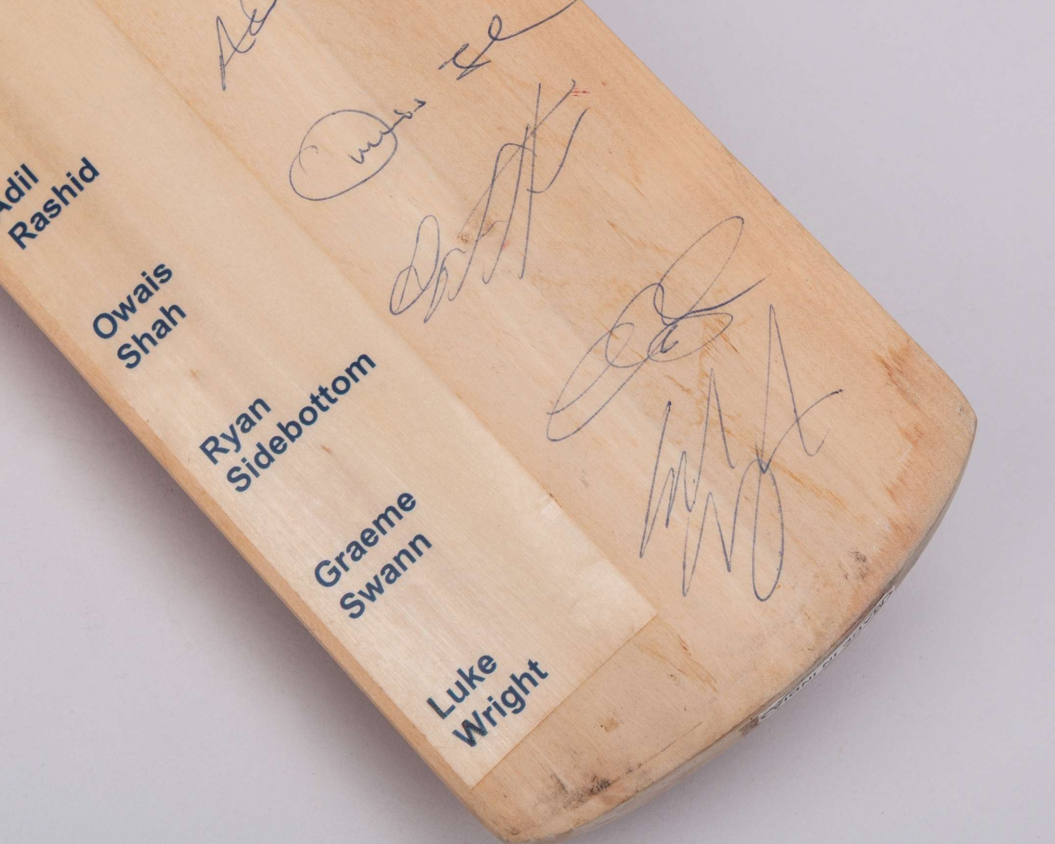 England v. Australia NatWest series 2009 autographed cricket bat - Image 4 of 6